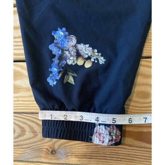 Albion Floral Jogger Pants Size 3XL Women’s Black - Picture 7 of 7